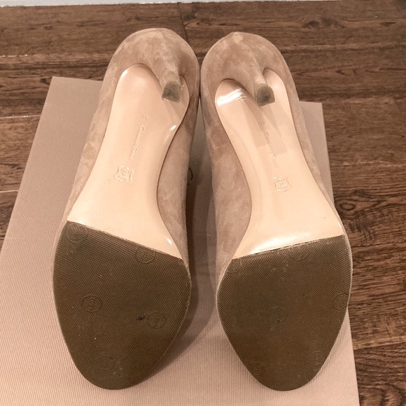 Gianvito Rossi Imperia Suede Open-Toe 105mm Bootie - Picture 10 of 14